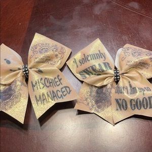 Harry Potter Sparkle Cheer Bows